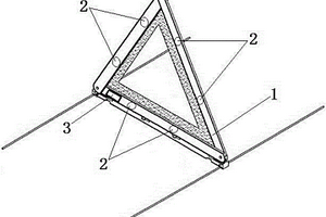 带有警示灯的三角警示器