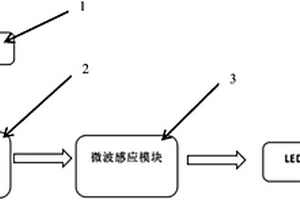 微波感应应急吸顶灯电路系统