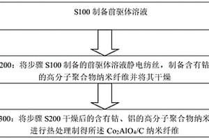 Co<Sub>2</Sub>AlO<Sub>4</Sub>/C纳米纤维的制备方法