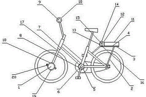 轻型智能轮毂前驱电动自行车