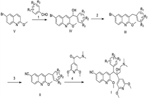二芳基喹啉化合物的制备方法
