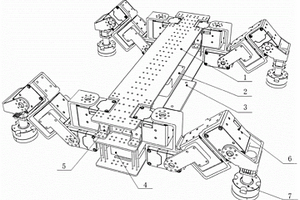 具有高自由度单腿结构和大负载能力的黏附机器人