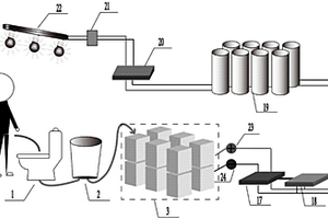 尿液微生物燃料电池用于发电照明的装置及方法