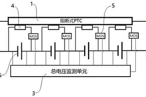 基于阻断式PTC的电池保护装置及其方法