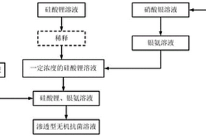 渗透型无机抗菌溶液及其制备方法