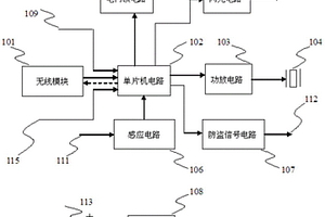 电动自行车超小型一体机防盗报警器