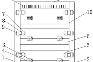 具有分类存放防止滑落的电池架