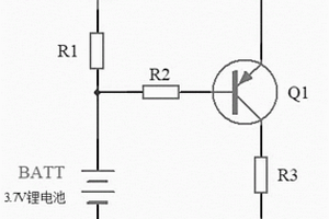 分立元件组成的简易充电并显示状态电路