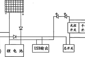 可对外充电型太阳能台灯