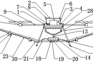 基于太阳能充电式农用无人机结构