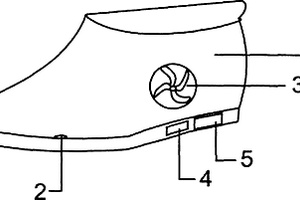 带扇热装置的运动鞋