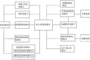 便携式家用吸尘器控制电路