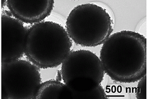 TiO2核-壳结构亚微米球的溶剂热合成方法