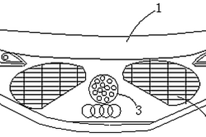蜂眼形状的汽车格栅