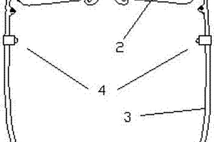 太阳穴挤压式按摩眼镜及其制作方法