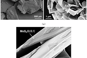 利用辉钼矿制备高纯二硫化钼纳米片的电化学方法