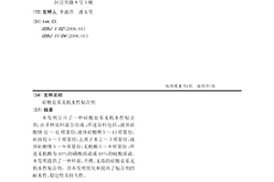 硅酸盐系无机水性粘合剂