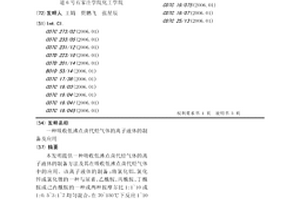 吸收低沸点卤代烃气体的离子液体的制备及应用