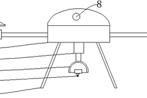 具有拍摄增稳云台装置的航拍无人机