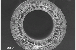 外压式中空纤维工业纳滤膜及制备方法