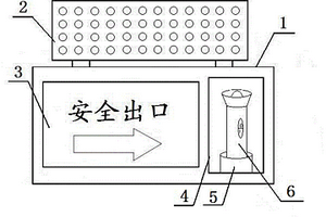 带自救红光照明器的消防应急灯及其工作方法