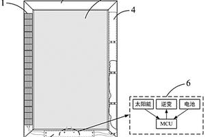 适用于电致变色玻璃窗的光伏电源系统