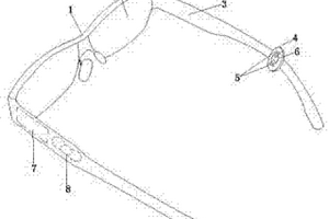在手机上观看血压心率的测量眼镜及其制作方法