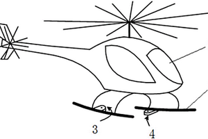 无人直升机降落辅助装置