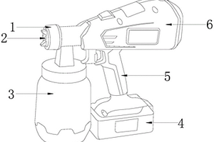 集合有四种不同喷嘴口径供调节选择的电动喷枪