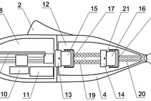 串联式柔性驱动的仿生机器鱼