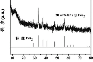 石墨烯基FeS2纳米材料及制备与应用