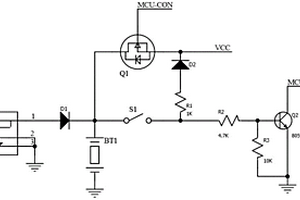 MCU自断电零待机功耗控制电路