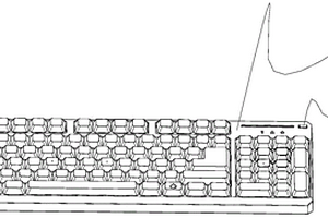 带有碳素晶体电热板的键盘