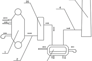 节能热水联产的烟气消白装置