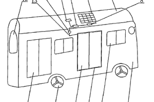 铜铟镓硒薄膜太阳能电池应用在公交车门上的保暖装置