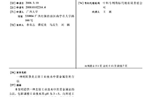 利用蛋壳去除工业废水中重金属盐的方法