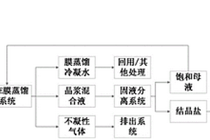 基于PTFE膜蒸馏处理的有机废水零排放系统