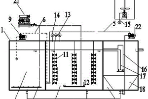 基于新型填料的工业废水脱氮除磷去硫装置及处理方法