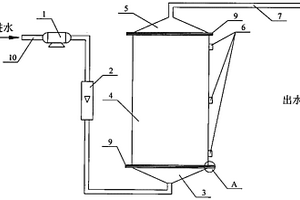 处理重金属废水的连续升流反应装置