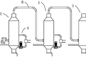 利用高温烟气处理高盐高有机物废水的蒸发装置