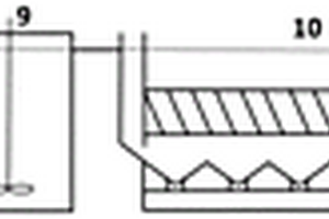 石墨生产废水氟离子与硝态氮同时去除的装置