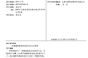 碱减量废水的处理方法及其装置