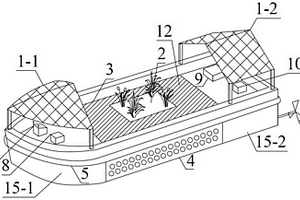 远程操控船型生态浮床及其在处理酸性重金属废水中的应用