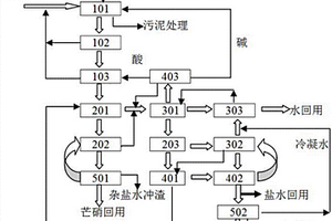 高盐废水精制盐的系统