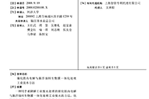 催化铁内电解与悬浮填料生物膜一体化处理工业废水方法