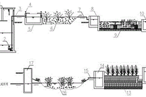 用于处理工业废水的人工湿地深度净化系统