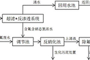 含氟含硝态氮工业废水的处理系统和处理方法