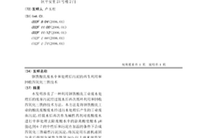 钢铁酸洗废水中和处理后污泥的再生利用和回收四氧化三铁技术