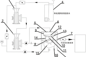 高浓度工业有机污染物废水处理进料系统