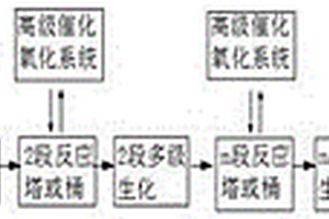 高级氧化和多级生化组合的废水处理系统及工艺方法